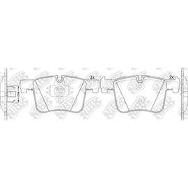 Front Brake Pads For BMW NIBK PN0558