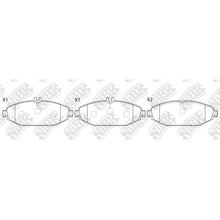 Load image into Gallery viewer, Front Brake Pads For Mercedes-Benz NIBK PN0574W
