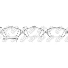 Load image into Gallery viewer, Front Brake Pads For Mercedes-Benz