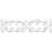 Load image into Gallery viewer, Rear Brake Pads For Mercedes-Benz NIBK PN0579