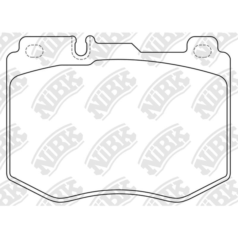 Front Brake Pads For Mercedes-Benz NIBK PN0585