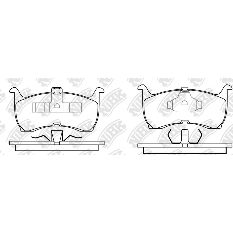 Front Brake Pads For Ford Fairmont