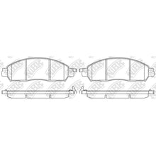 Load image into Gallery viewer, Front Brake Pads For Nissan Renault