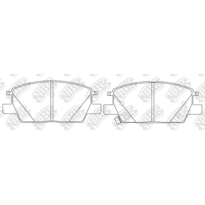 Front Brake Pads For Chevrolet GMC NIBK PN0674