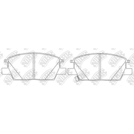 Front Brake Pads For Chevrolet GMC NIBK PN0674