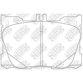 Front Brake Pads For Mercedes-Benz NIBK PN0695