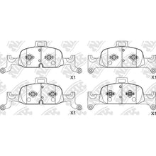 Load image into Gallery viewer, Front Brake Pads For Audi NIBK PN0728