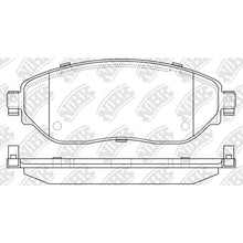 Load image into Gallery viewer, Front Brake Pads For Mitsubishi Nissan Fiat Renault NIBK PN0729