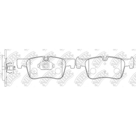 Front Brake Pads For BMW NIBK PN0736