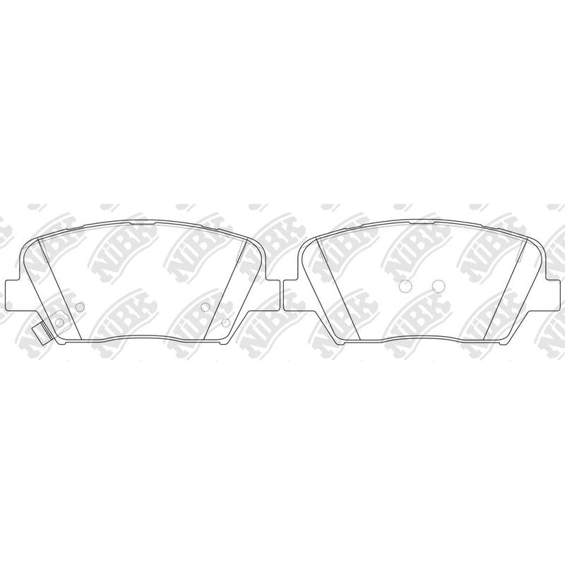 Front Brake Pads For Hyundai Kia