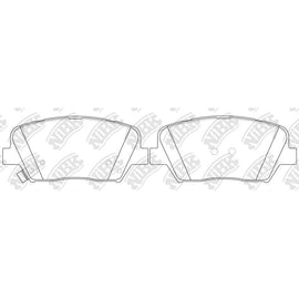 Front Brake Pads For Hyundai Kia