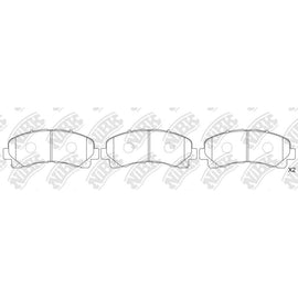 Front Brake Pads For Chevrolet Holden Isuzu Mazda