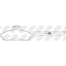Load image into Gallery viewer, NIBK PN0827 Front Brake Pads For Holden Commodore Statesman