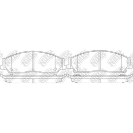 Front Brake Pads For BYD Toyota