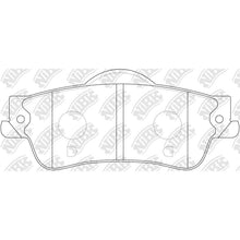Load image into Gallery viewer, Rear Brake Pads For Chevrolet Holden NIBK PN0832