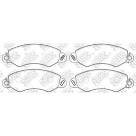 Front Brake Pads For SAIC NIBK PN0850