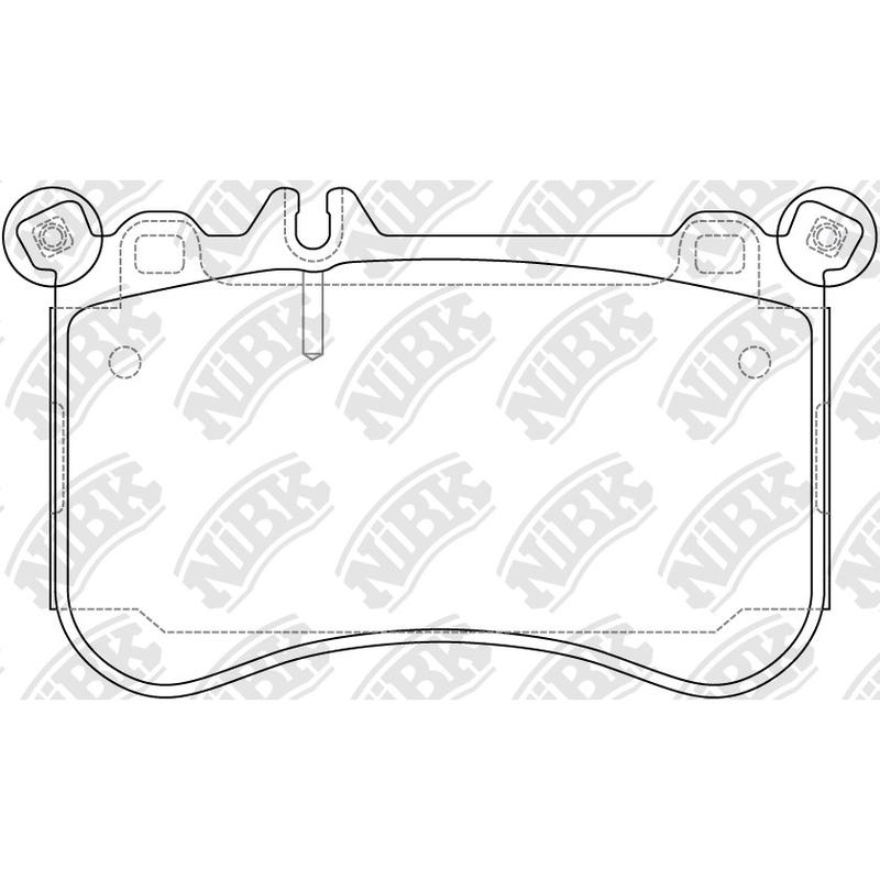 Front Brake Pads For Mercedes-Benz