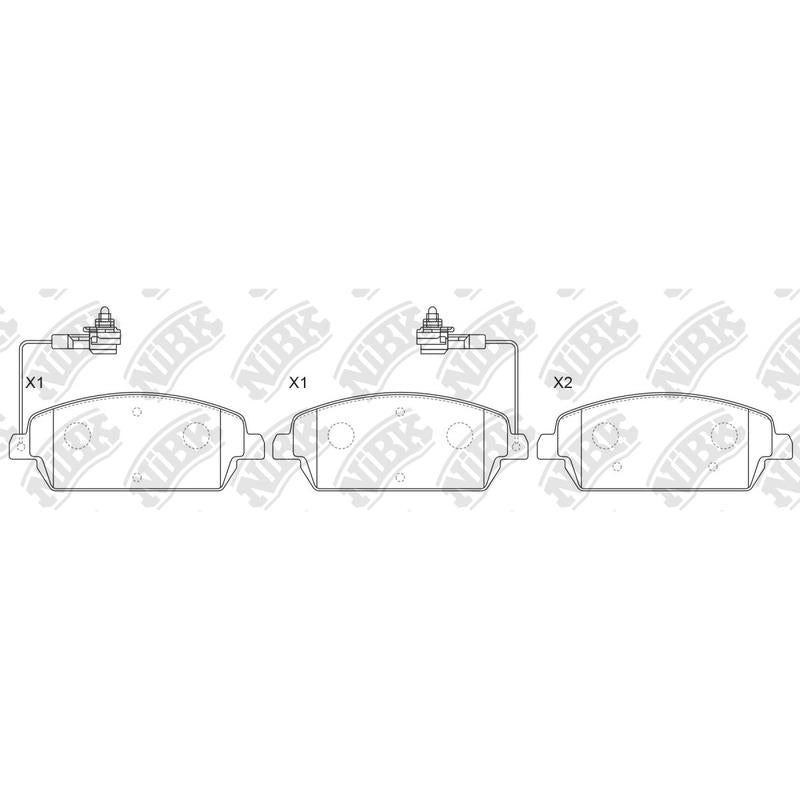 Front Brake Pads For Mahindra