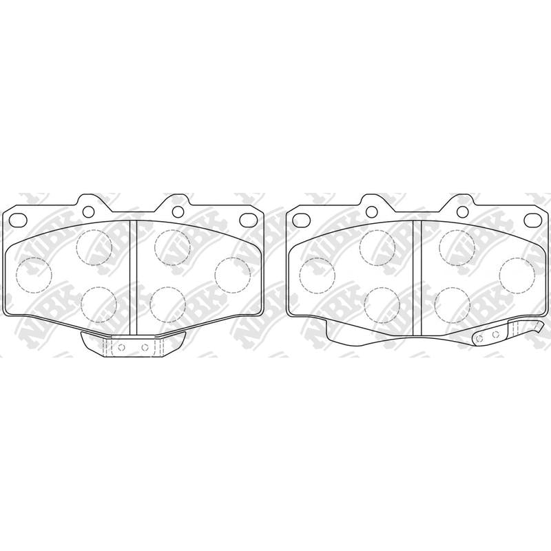 Front Brake Pads For Foton Toyota Volkswagen