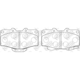 Front Brake Pads For Foton Toyota Volkswagen