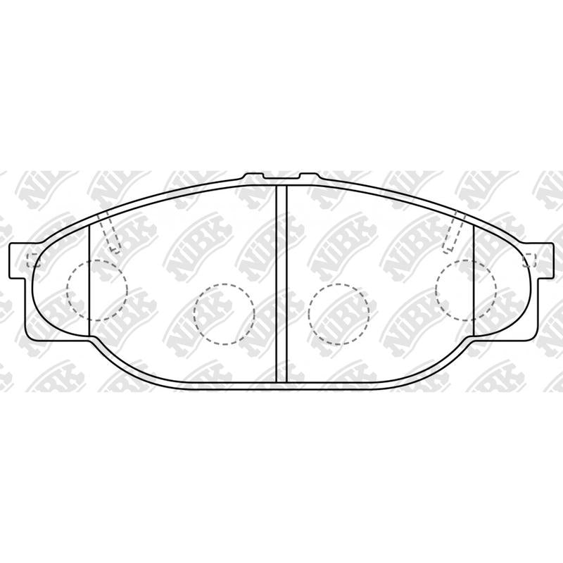 Front Brake Pads For Toyota Hiace Hilux
