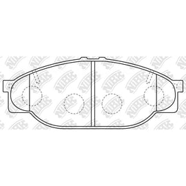 Front Brake Pads For Toyota Hiace Hilux