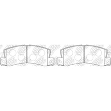 Load image into Gallery viewer, Rear Brake Pads For Lexus Toyota Daihatsu