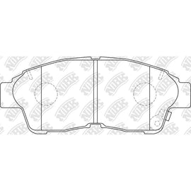 Front Brake Pads For Daihatsu Honda Toyota