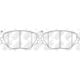Front Brake Pads For Toyota RAV4