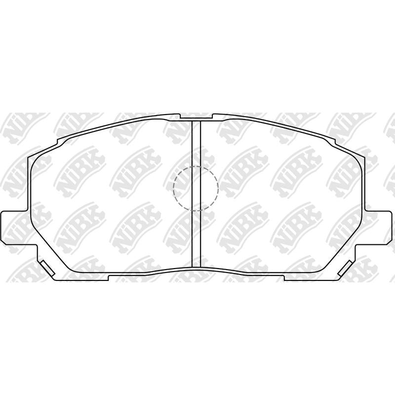 Front Brake Pads For Toyota Highlander Kluger NIBK PN1457