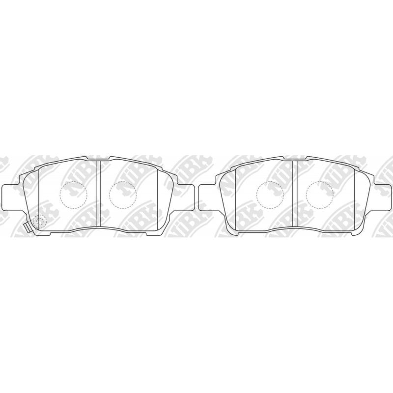 Front Brake Pads For Toyota NIBK PN1471