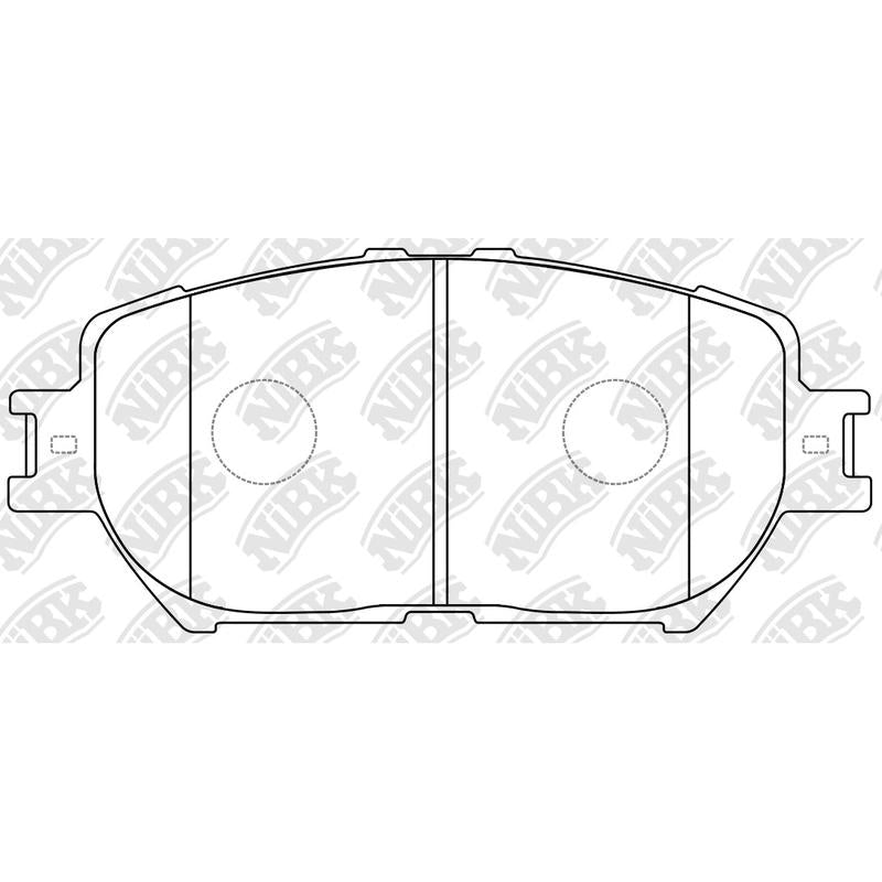 Front Brake Pads For Lexus Toyota Daihatsu - NIBK PN1479