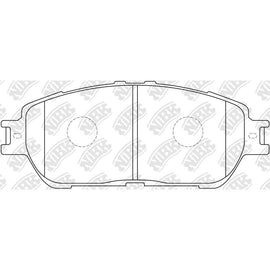 Front Brake Pads For Toyota Lexus - NIBK PN1480