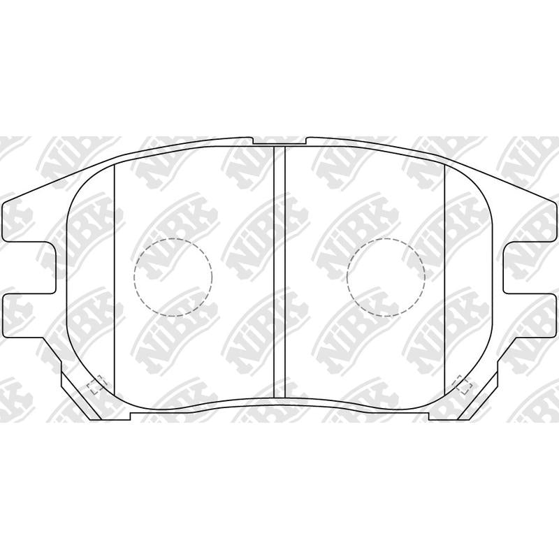 Front Brake Pads For Toyota Lexus - NIBK PN1481