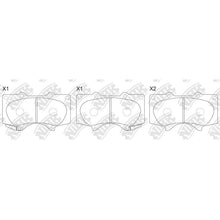 Load image into Gallery viewer, Front Brake Pads For Lexus Mitsubishi Toyota NIBK PN1482