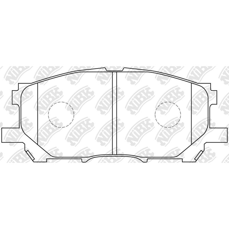 Front Brake Pads For Toyota Lexus NIBK PN1497