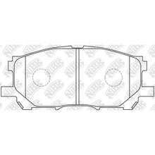 Load image into Gallery viewer, Front Brake Pads For Toyota Lexus NIBK PN1497