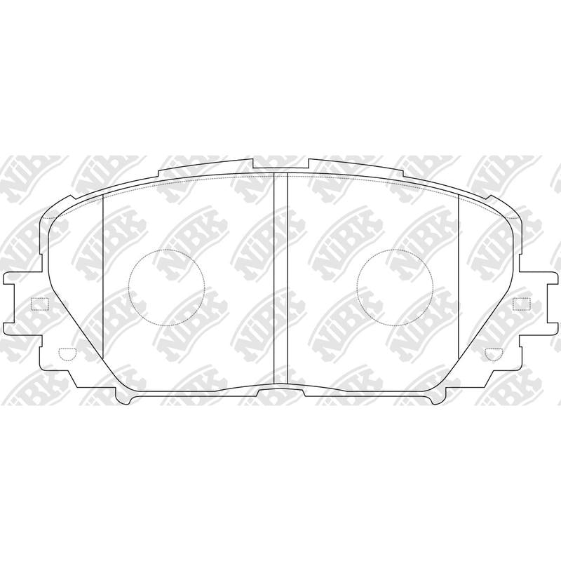 Front Brake Pads For Toyota Subaru Daihatsu NIBK PN1518
