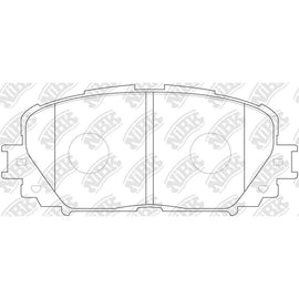 Front Brake Pads For Toyota Subaru Daihatsu NIBK PN1518