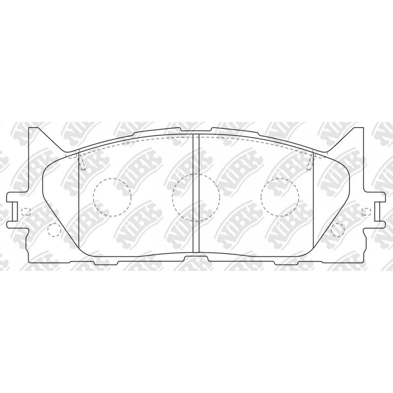 Front Brake Pads For Lexus Toyota Daihatsu NIBK PN1521