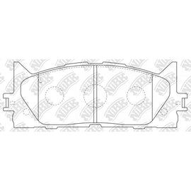 Front Brake Pads For Lexus Toyota Daihatsu NIBK PN1521
