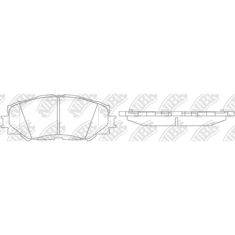Front Brake Pads For Toyota Lexus
