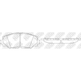 Front Brake Pads For Toyota Lexus