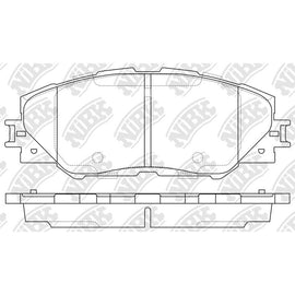 Front Brake Pads For Toyota NIBK PN1530