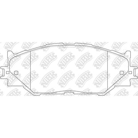 Front Brake Pads For Lexus NIBK PN1829