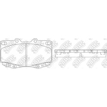 Load image into Gallery viewer, Front Brake Pads For Toyota NIBK PN1830
