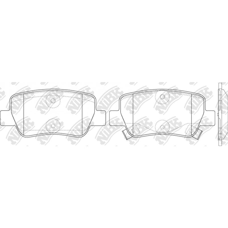 Rear Brake Pads For Toyota Avensis