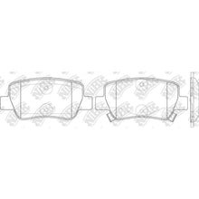 Load image into Gallery viewer, Rear Brake Pads For Toyota Avensis