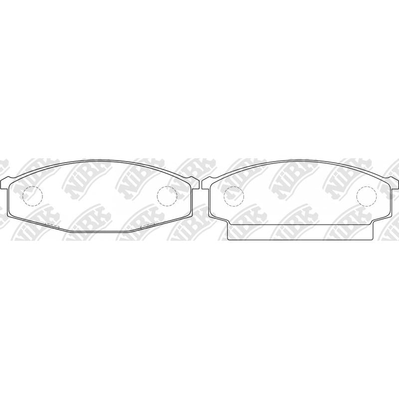 Front Brake Pads For Nissan Atlas
