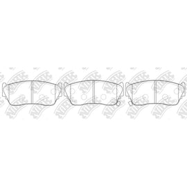 Front Brake Pads For Mazda Nissan Subaru